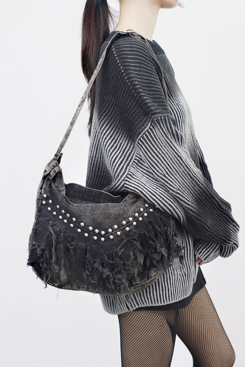 NONCODE（ノンコード）の「Latin Vintage Studded Shoulder Bag（Bags）」
