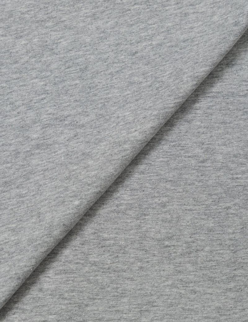 PLACKET RIBBED T-SHIRT(GREY)