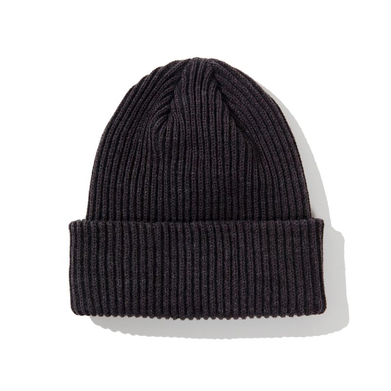 CURSIVE LOGO BEANIE - CHARCOAL