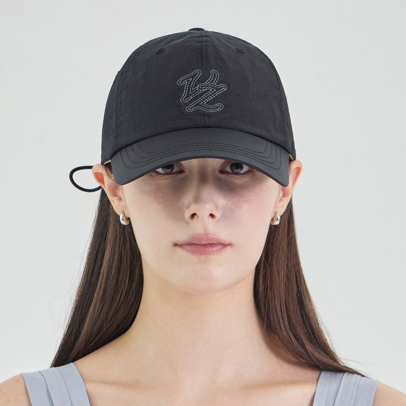 VARZAR(バザール)の「Flow VZ Nylon Stitch Patch Ball Cap Black(Hats)」