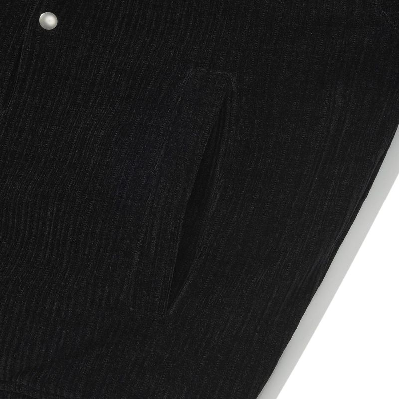 Corduroy bomber jacket / Black