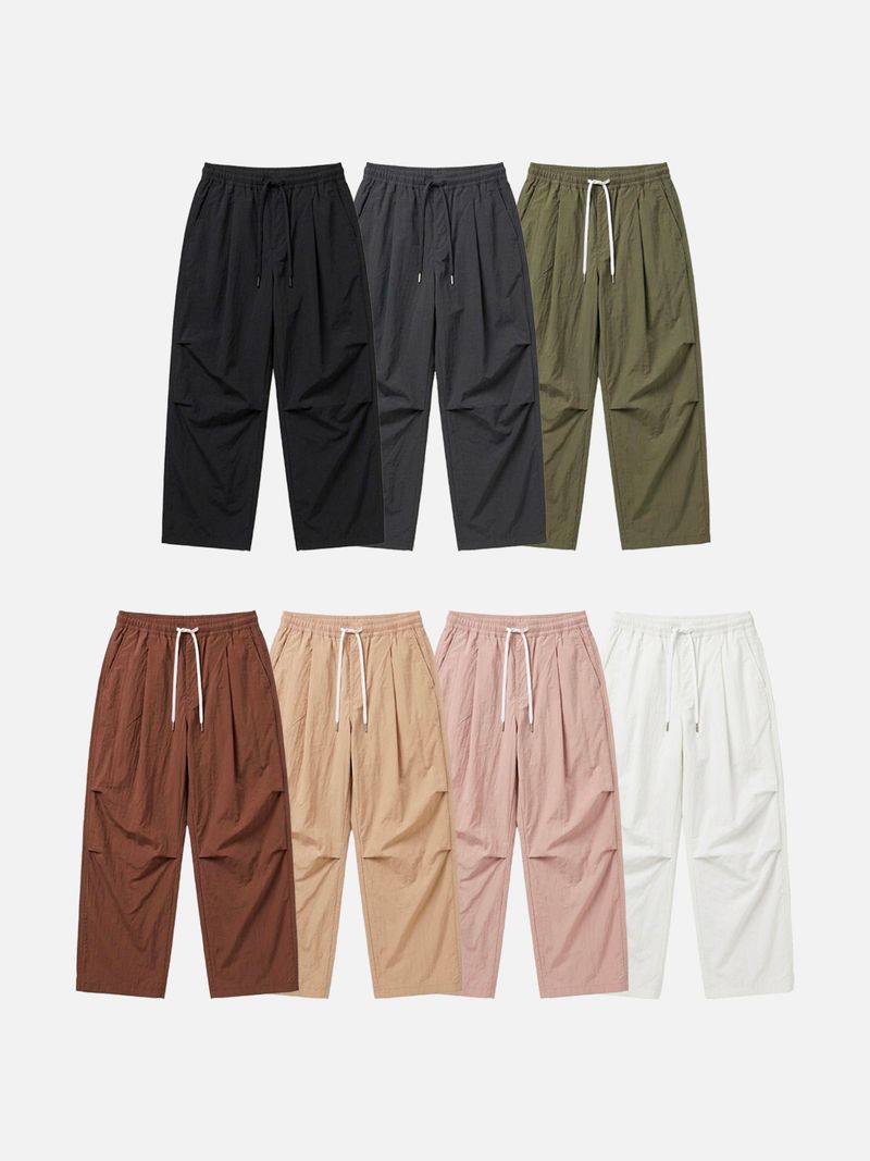 Cool Over Curved Nylon Pants (7c)