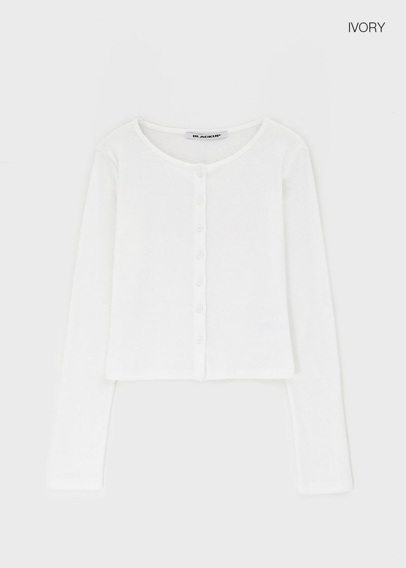 [B-BASIC] Punching Cardigan (2 Sizes)