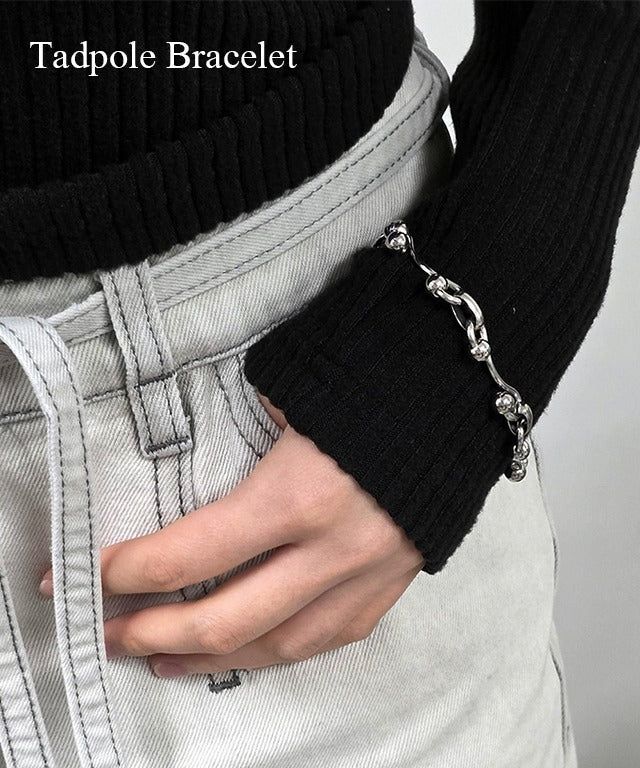 s.steel silver ball bracelet