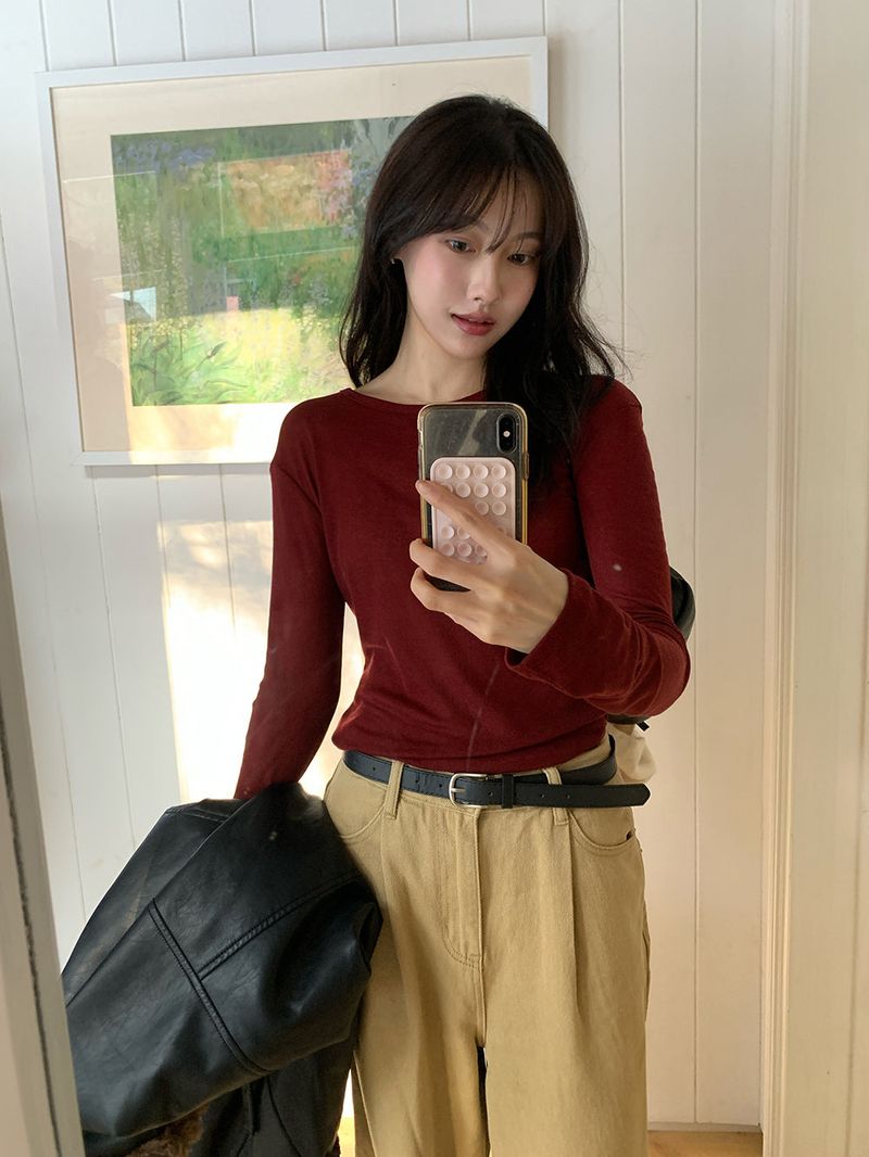 [MADE] Fodit Wool Tencel Layered Tee