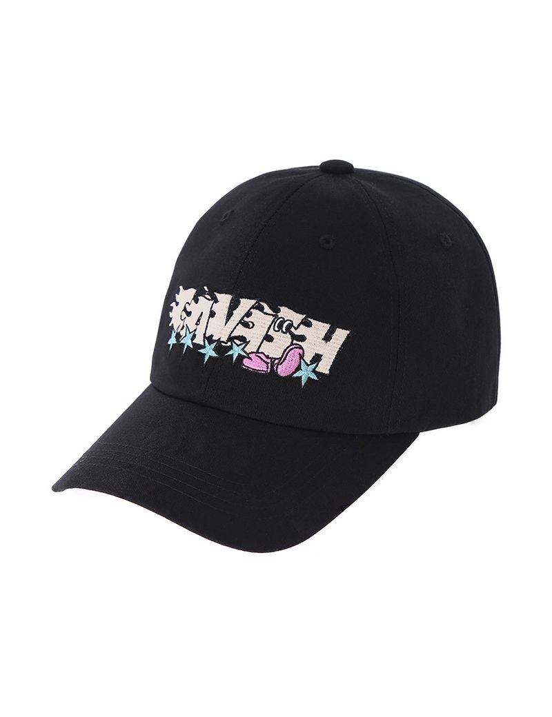 FLAME LOGO CAP BLACK(CV2CFUAB24A)