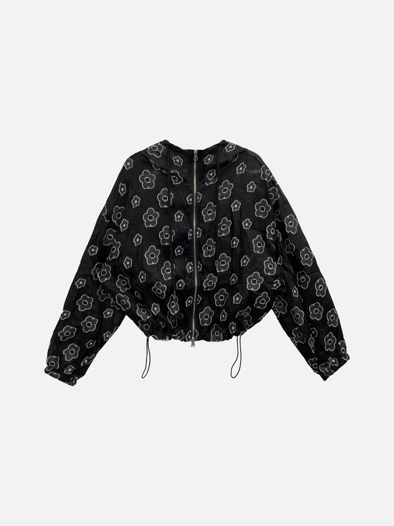 Airy Bloom Flower Zip-Up (3c)