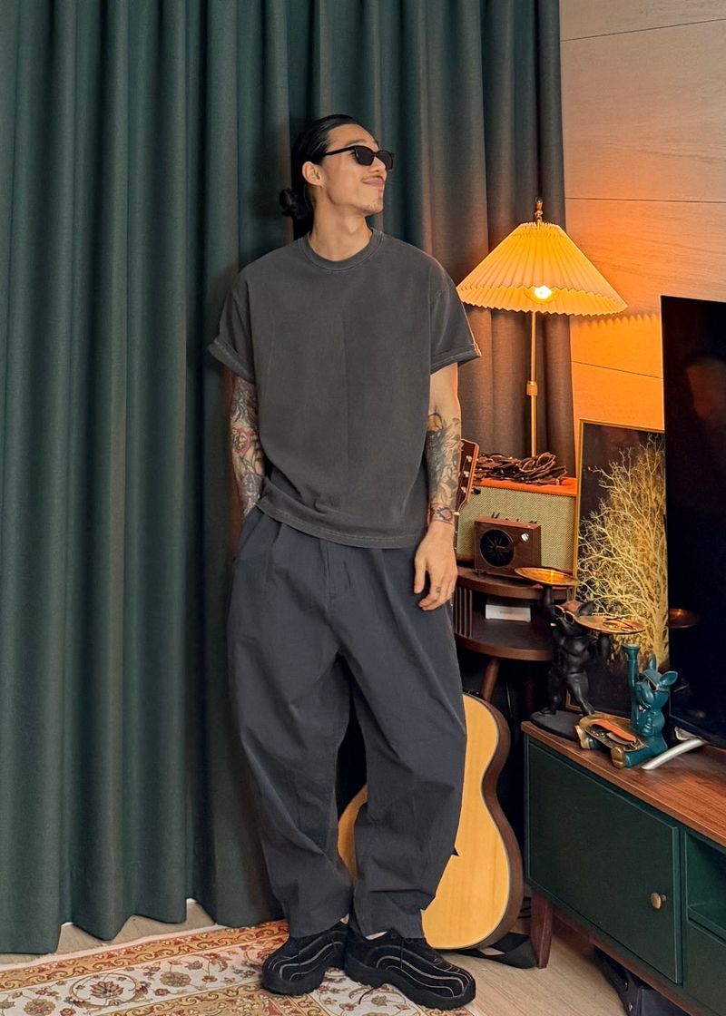 [ virstyle original ] INKKI High-density D-ring nylon pants 3COLOR