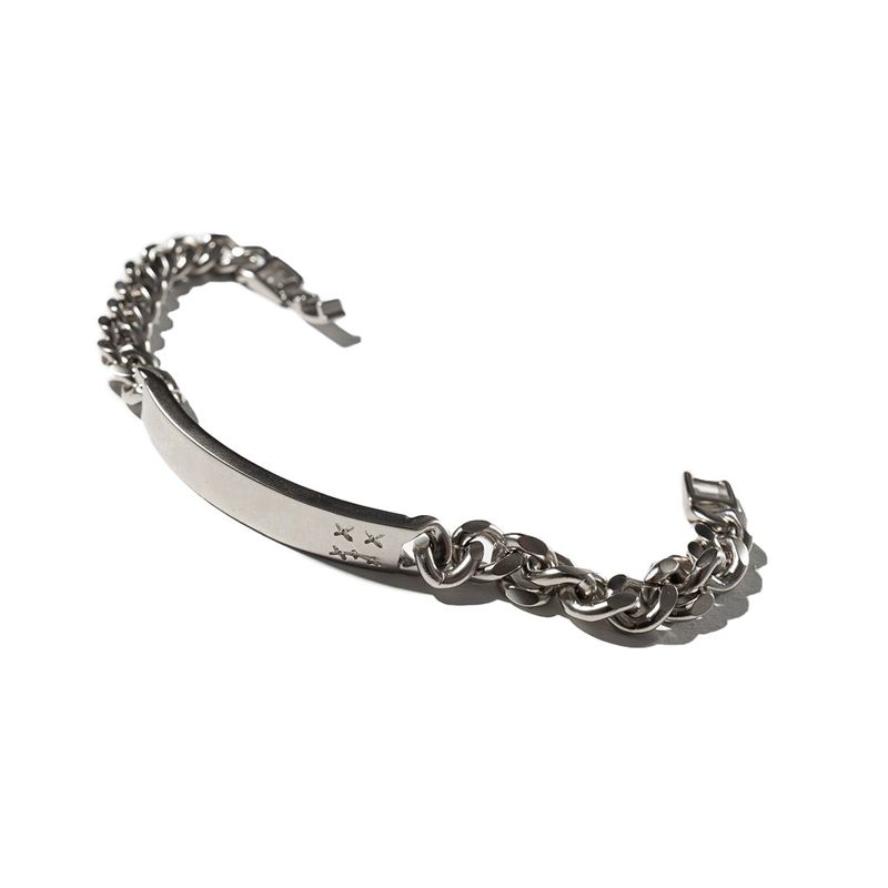 DIEBOY PLAT BAR CHAIN BRACELET