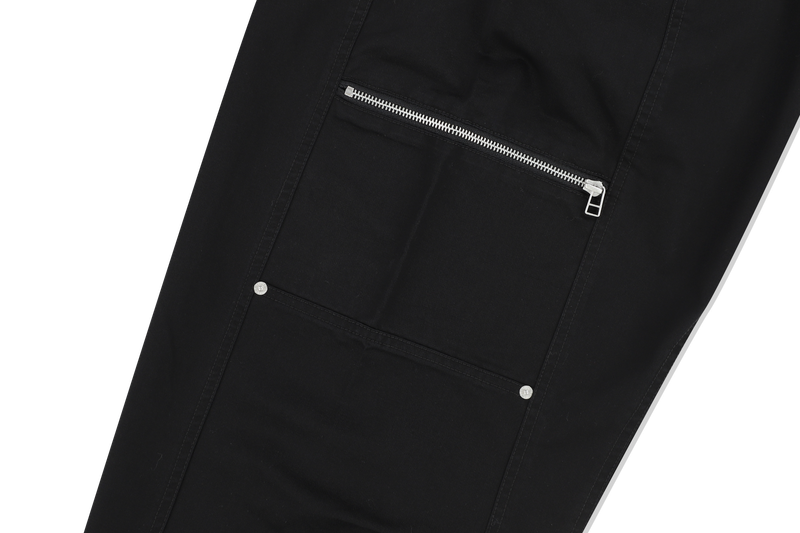 BIKER WASHED WIDE PANTS