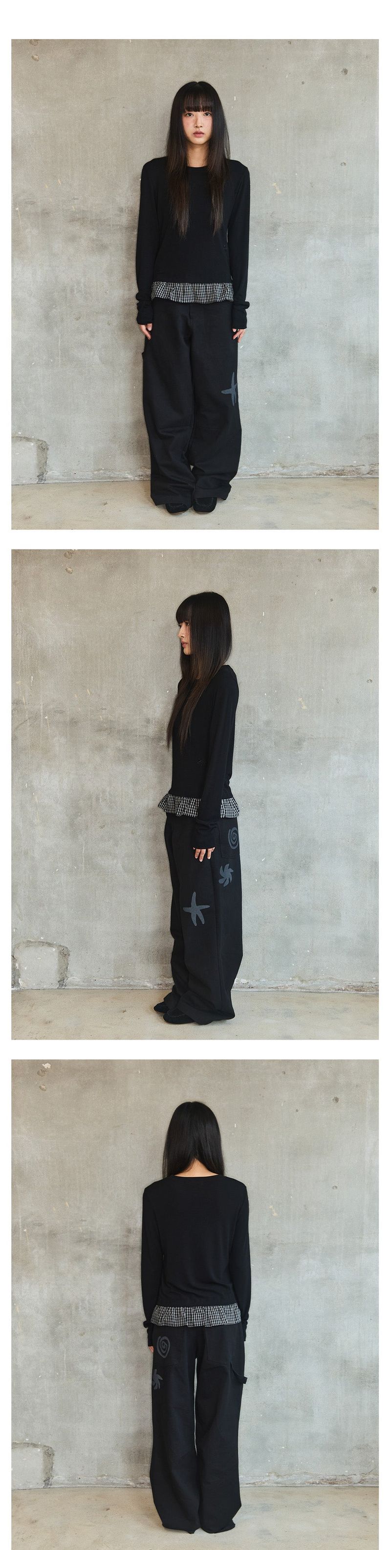 DOODLE COTTON PANTS