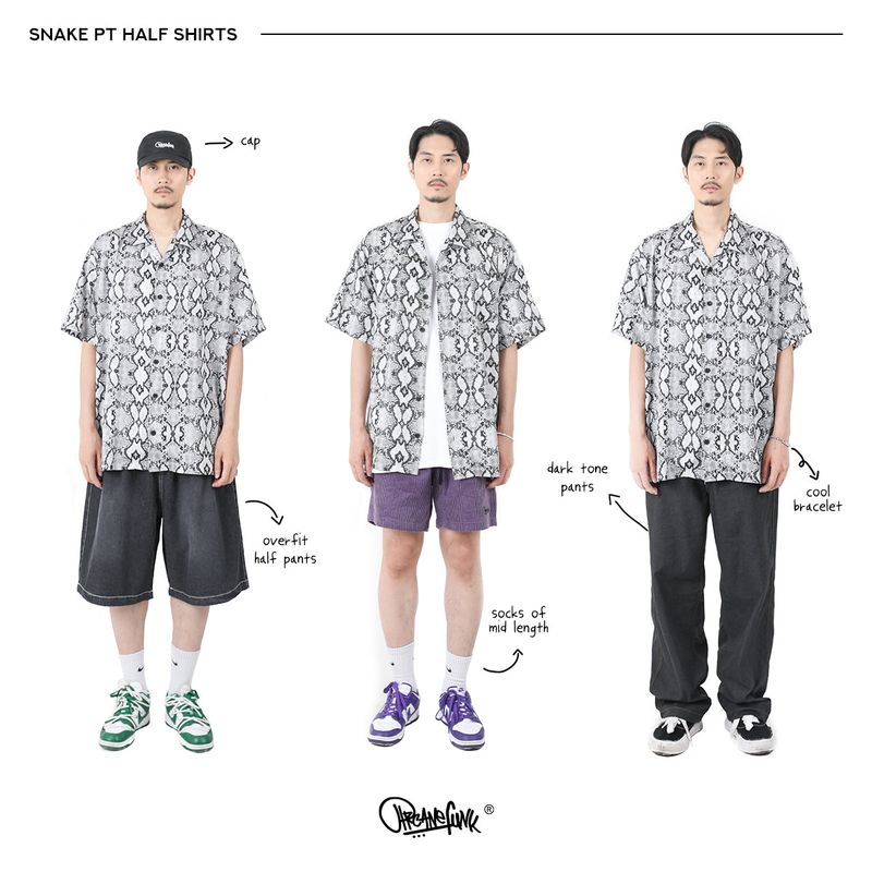 SNAKE PT HALF SHIRTS