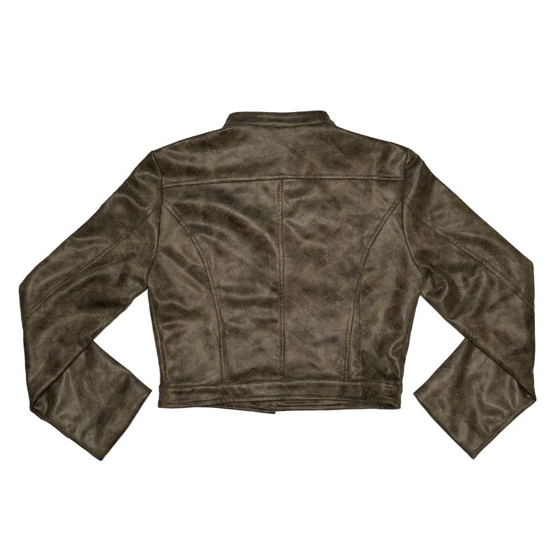Suede leather jacket