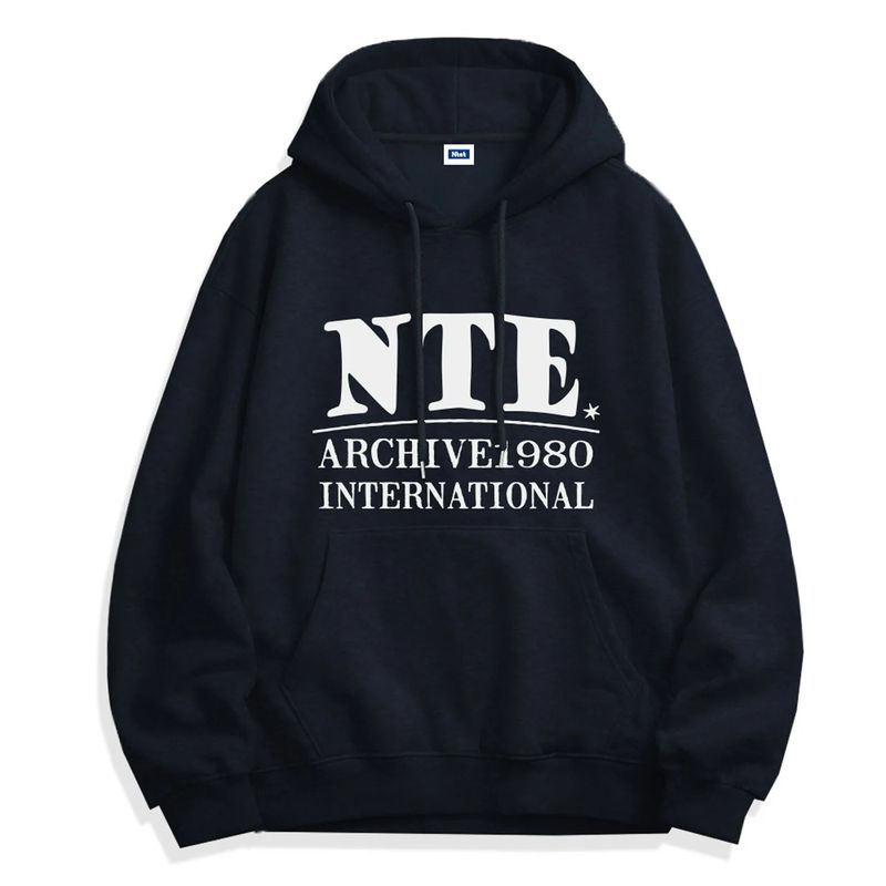 quad logo hoodie (5color)