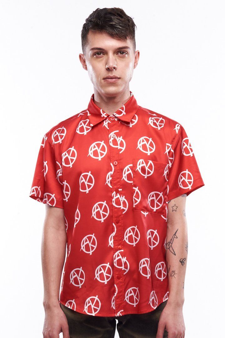 AKINGS（エーキングス）の「ANARCHY SATIN BUTTON DOWN（Tops）」