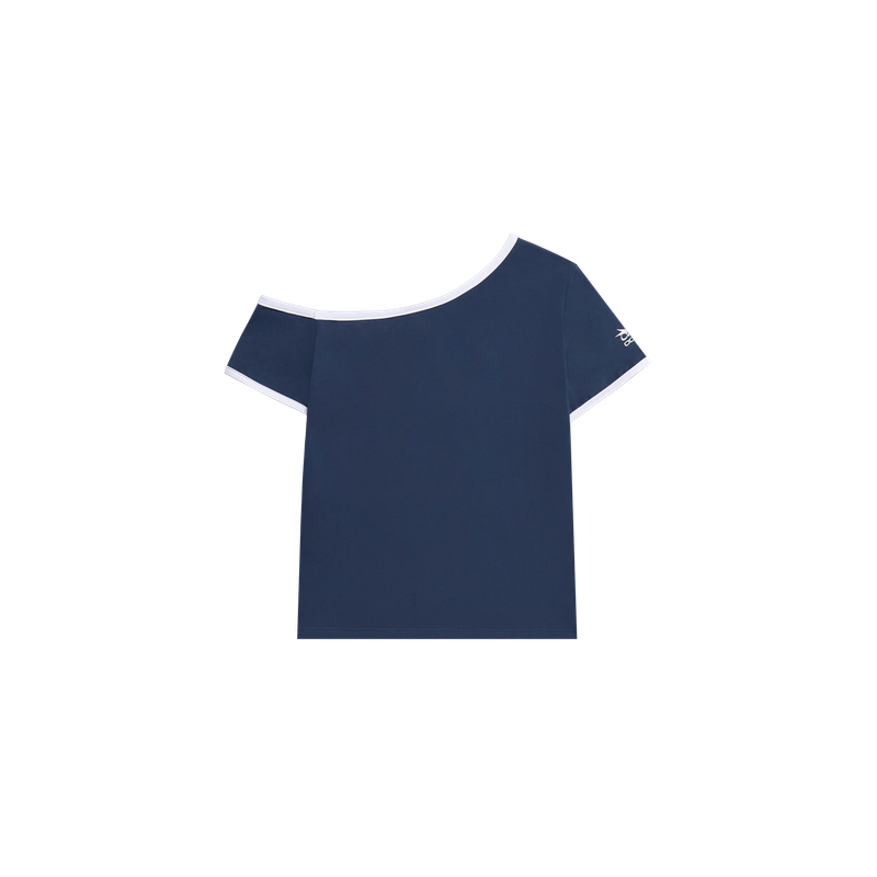 Kitsch Star One Shoulder T-shirt - 2COLOR