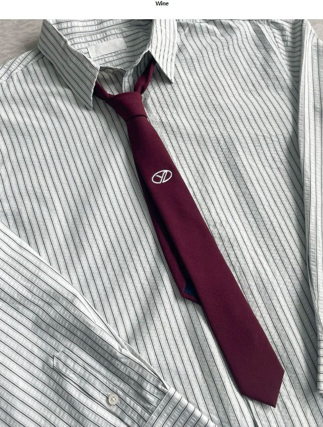 YOURNUS Signature Logo Tie
