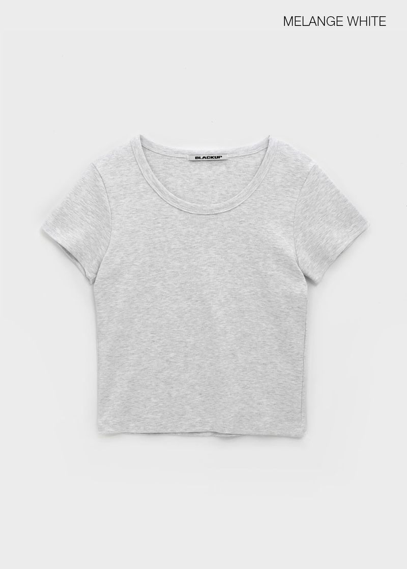 [B-BASIC] Standard U-Neck Short Sleeve T-Shirt (3SIZE)