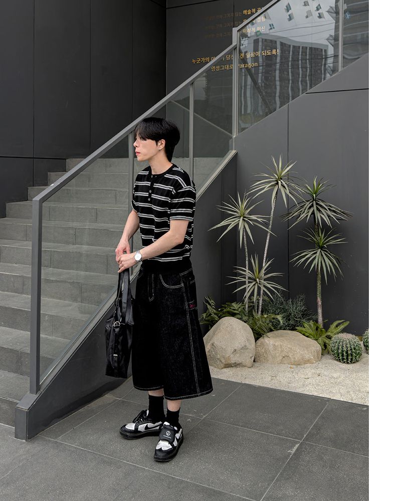 Kyle Selvedge Bermuda Denim Pants