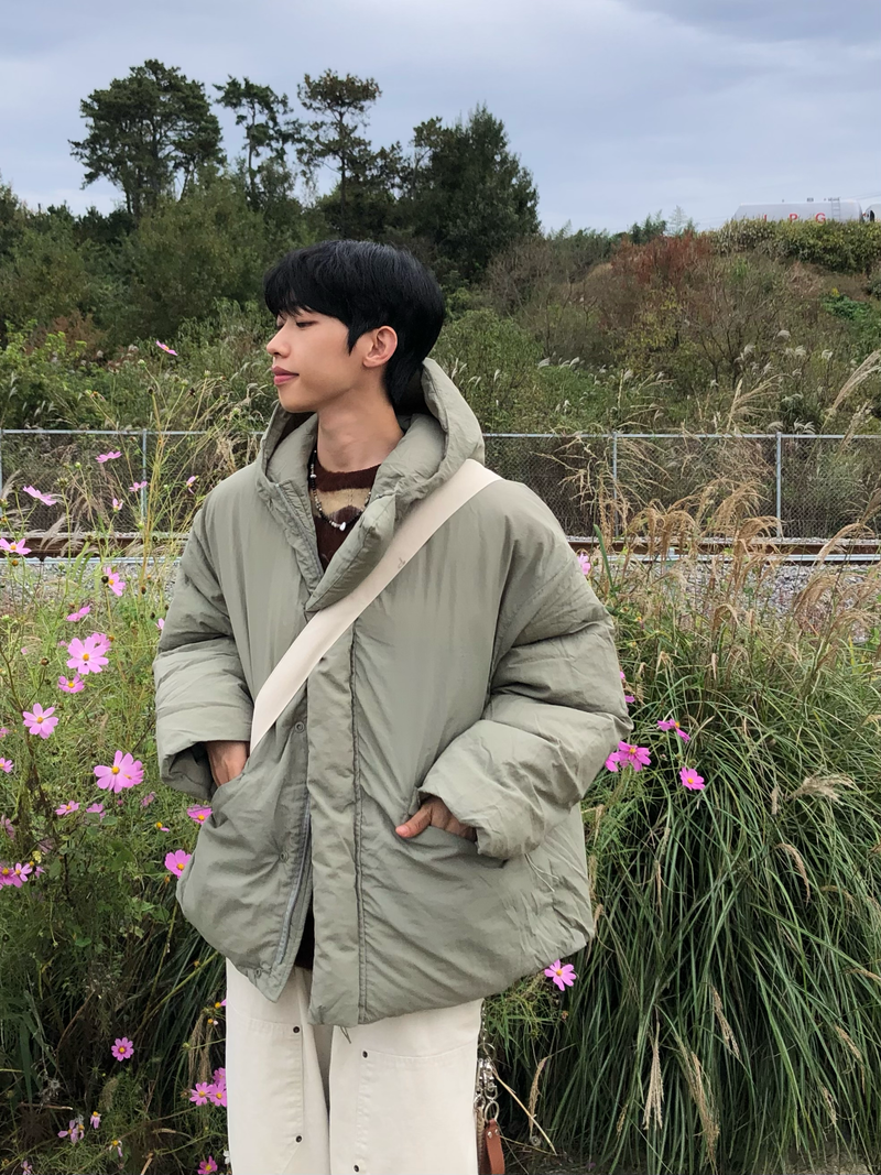 Sloy Hooded Padding Jacket (2 colors)