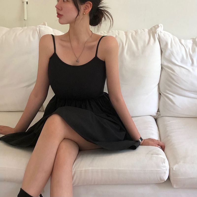 [BELLIDE MADE] Two-Length Merry Flare Layered One Piece