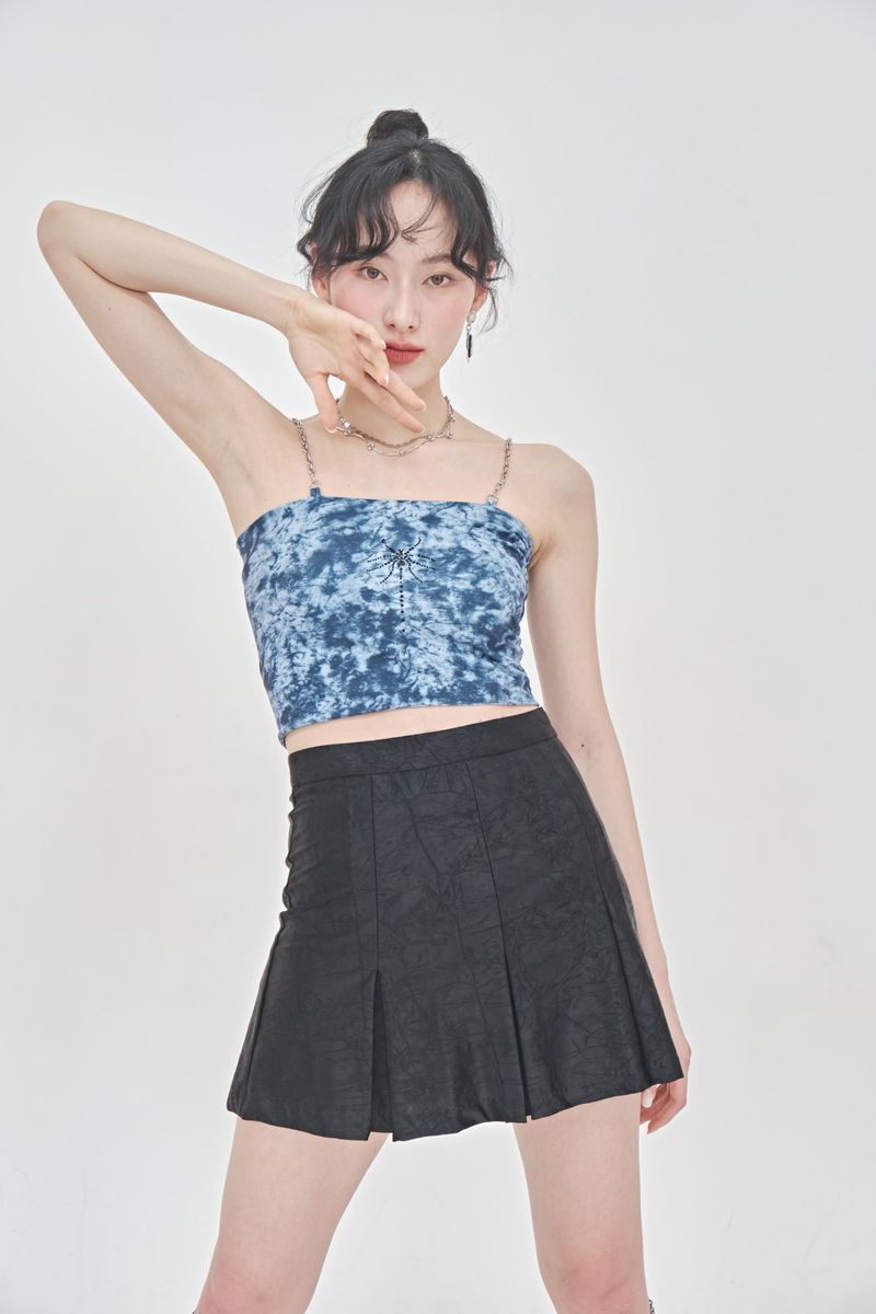 CREASE SET-UP SKIRT
