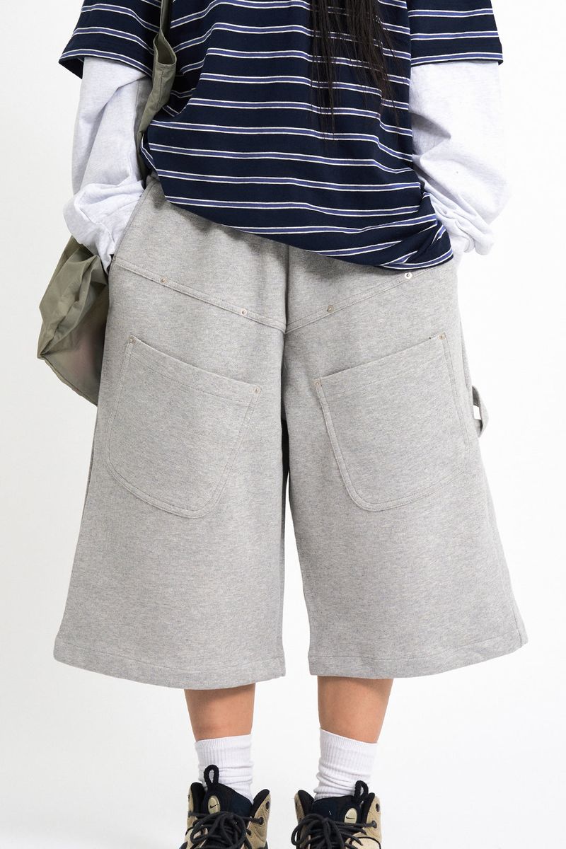 Tens rivet bermuda sweatpants