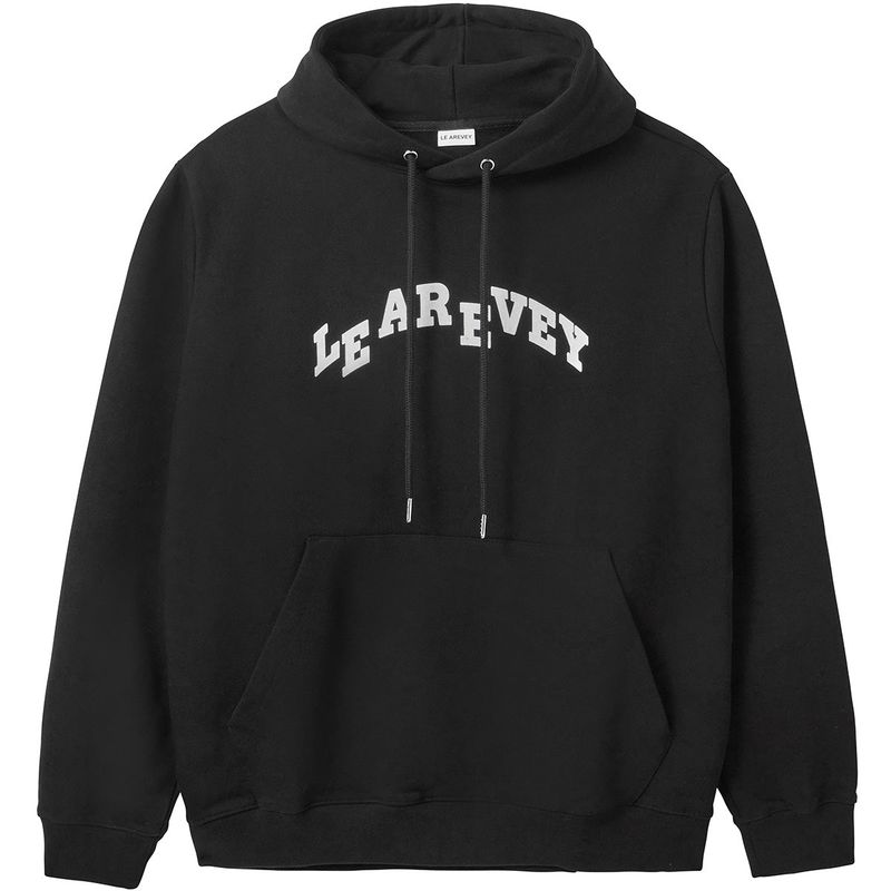 LE AREVEY（アルヴェイ）の「LE AREVEY ARCH LOGO HOODIE BLACK（Tops）」