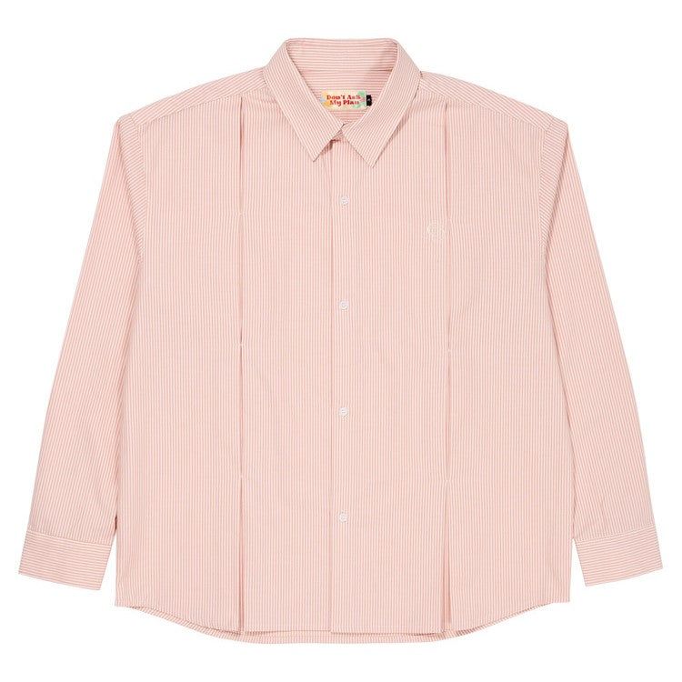 Don't Ask My Plan (DAMP)(ドントアスクマイプラン)の「STRIPE WIDE SHIRT_PINK(Tops)」