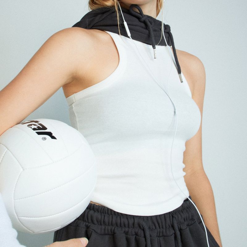 sensual halter sleeveless (ivory)