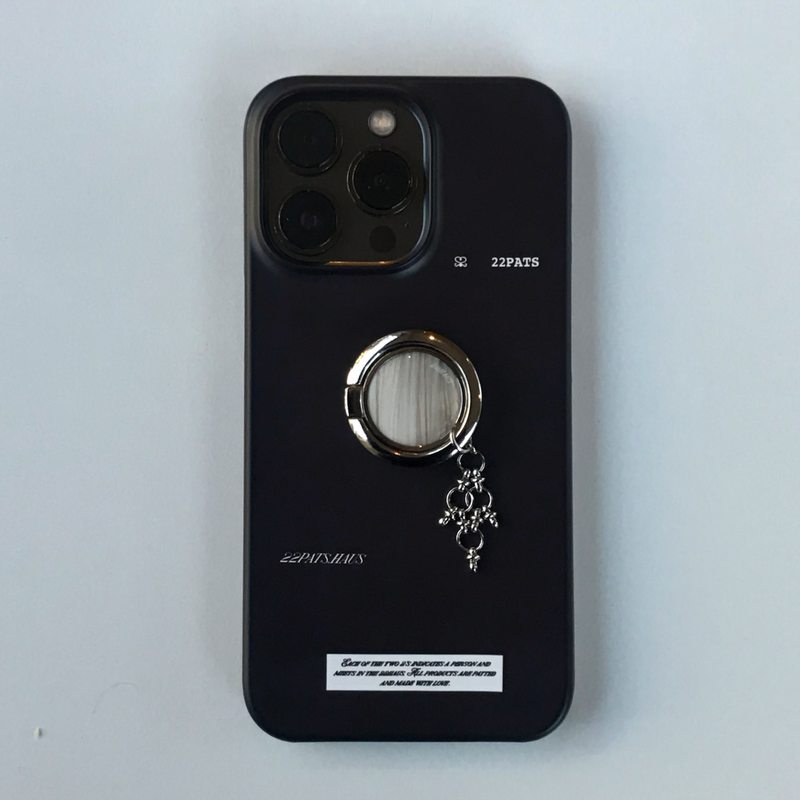22 matte black case