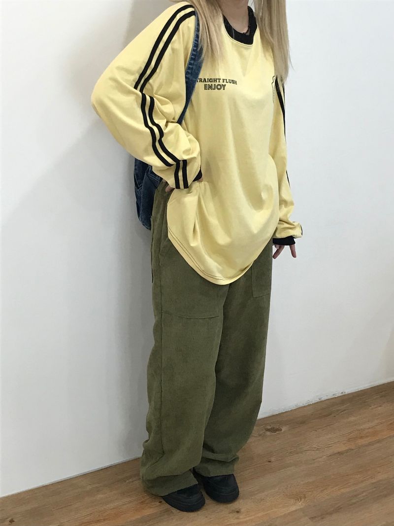Sporty long sleeve top