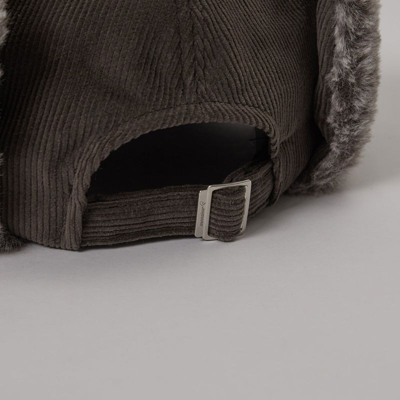 Boucle Logo Corduroy Trooper Hat (Brown)