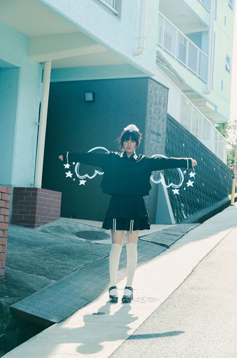 gater tiered skirt(black)