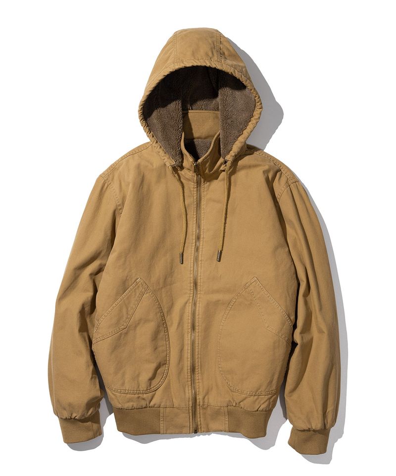 3WAY Washed Boa Hooded Jacket MWIPD003-CA
