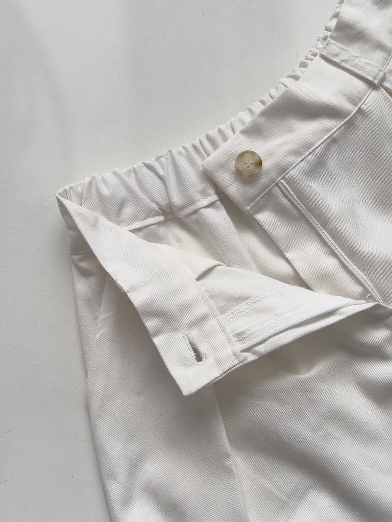 Pleated Cabra Shorts