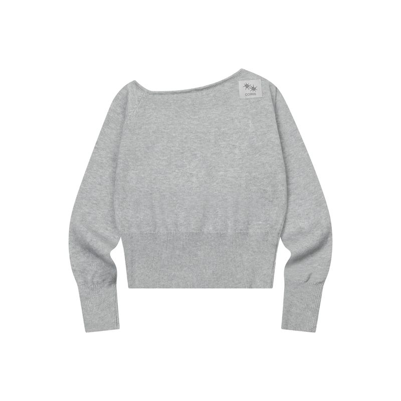 BEON ONE SHOULDER KNIT (2COLOR)