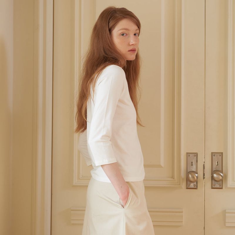 CORCA（コルカ）の「Modal Sleeves Tee White（Tops）」