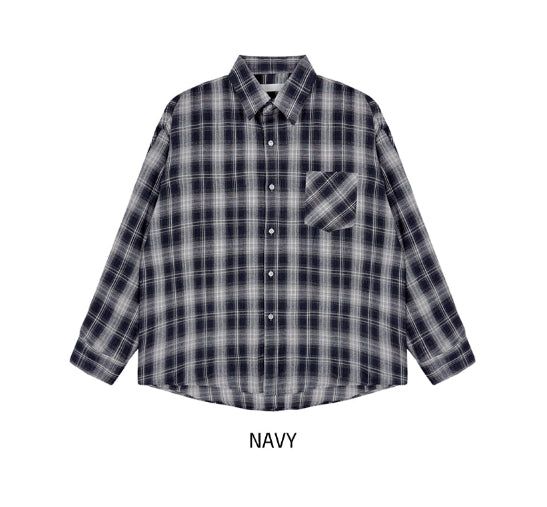 Doze loose fit check shirt