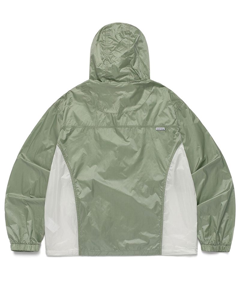 LIGHT SHELL WIND BREAKER GREEN(CV2ESUB960A)