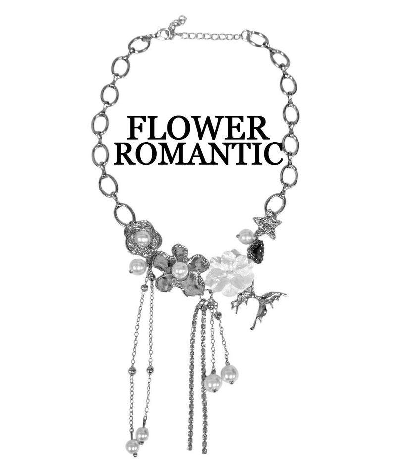 Romantic Flower Unique Choker Necklace