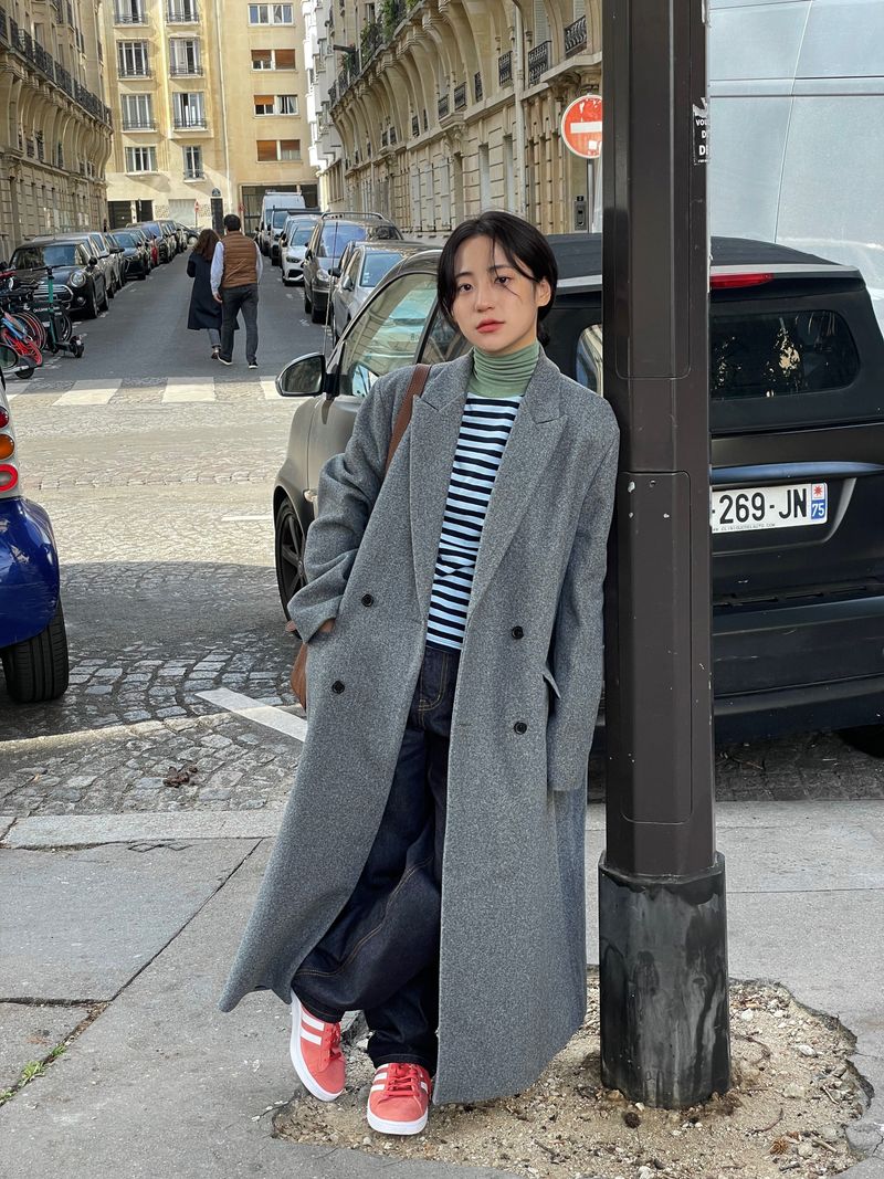 Arco iris（アルコイリス）の「Eiffel length double maxi coat （Jackets/Outerwear）」