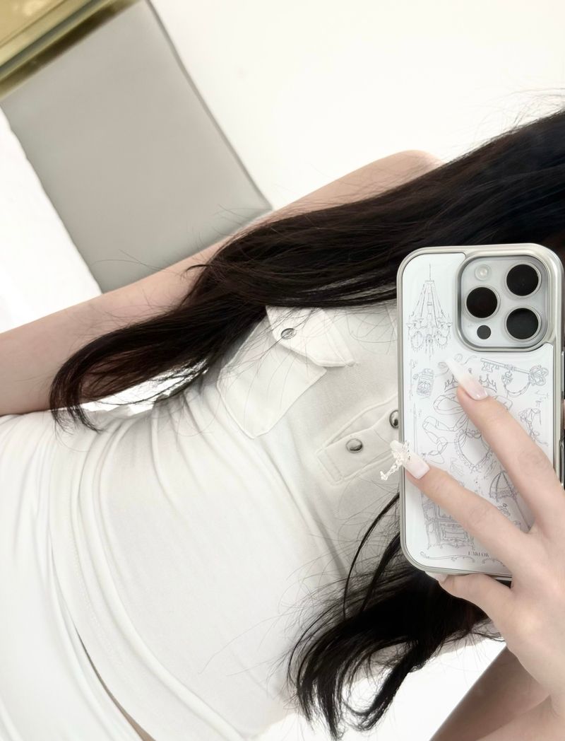 Princess's diary case (silver)