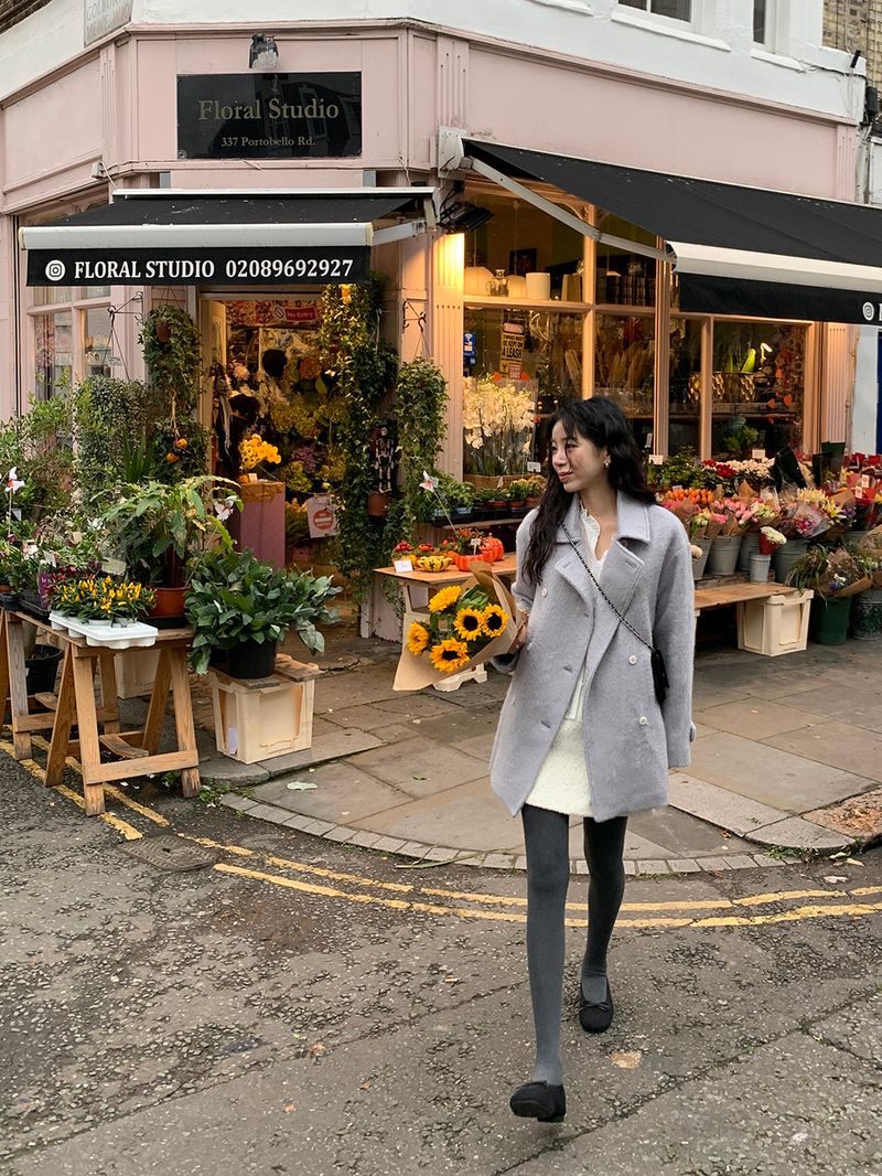 [MADE] Tion Mohair Handmade Pe Coat