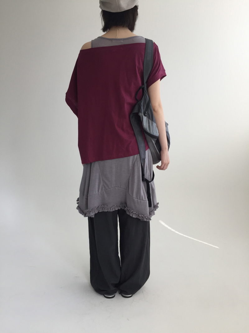 Fog off-shoulder t-shirt (4color)