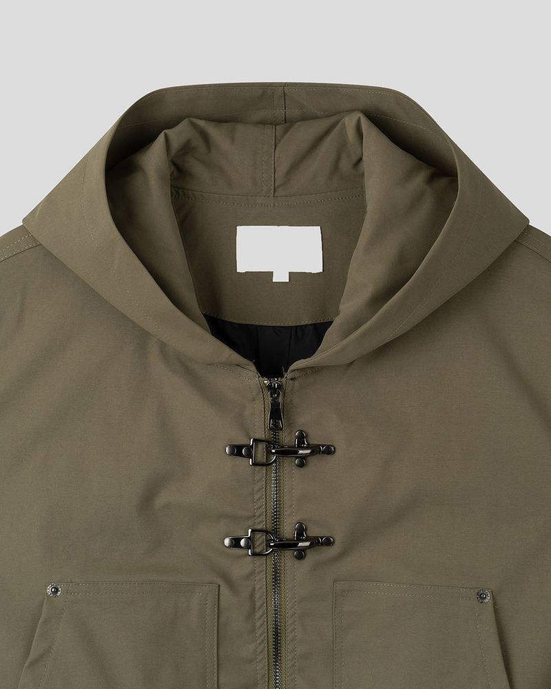 Lexer Fireman Buckle Hooded Jacket