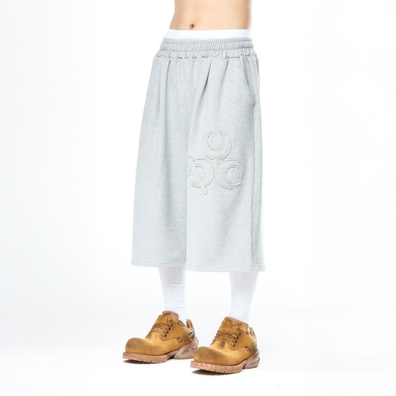 (DUC) Symbol Bermuda Sweat Shorts Grey