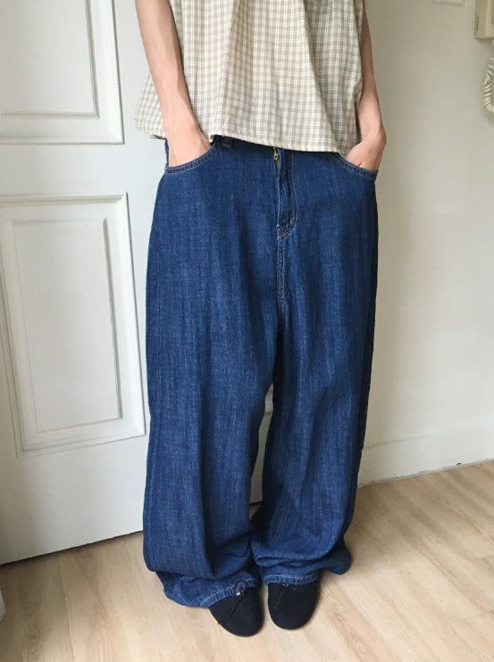 Sma Summer Wide Denim Pants