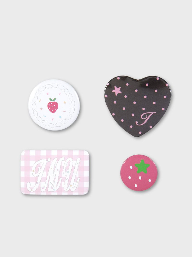 Innermuseum(インナーミュージアム)の「Fruit Dessert Pin Badge Set(Strawberry)(Accessories)」