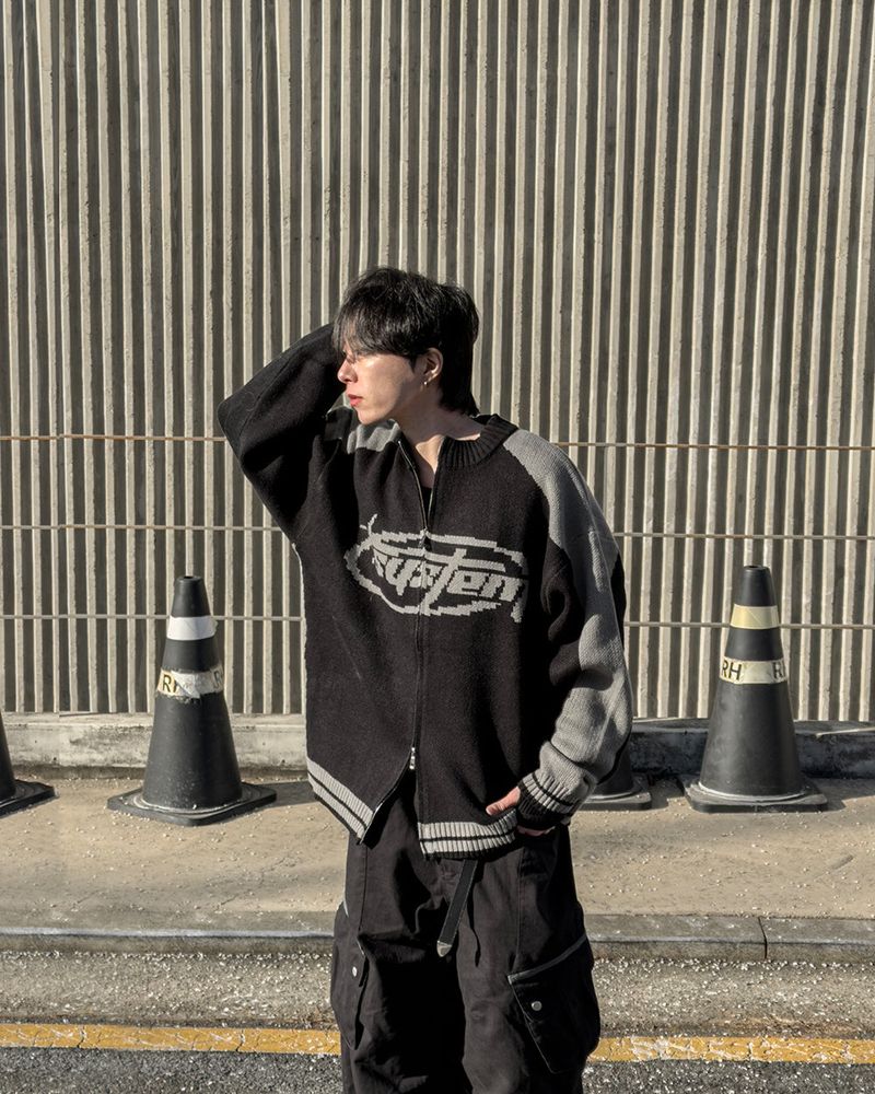 Corel Two-Way Raglan Knit Zip-Up